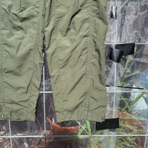 Olive Green Women's Convertible Pants - Picture 10 of 11